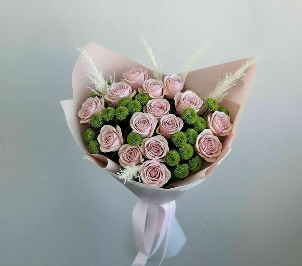 Букет цветов из: Розы и Хризантемы в Чухломе