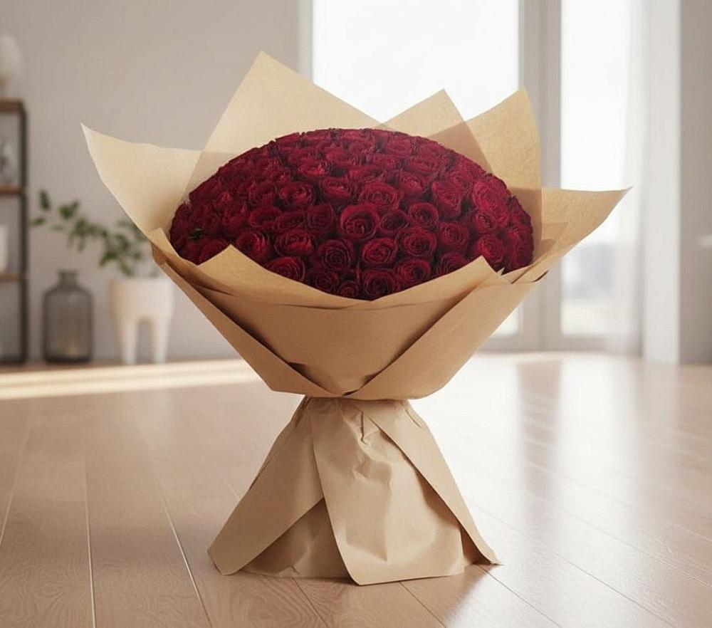 Букет 101 Красная роза в Чухломе