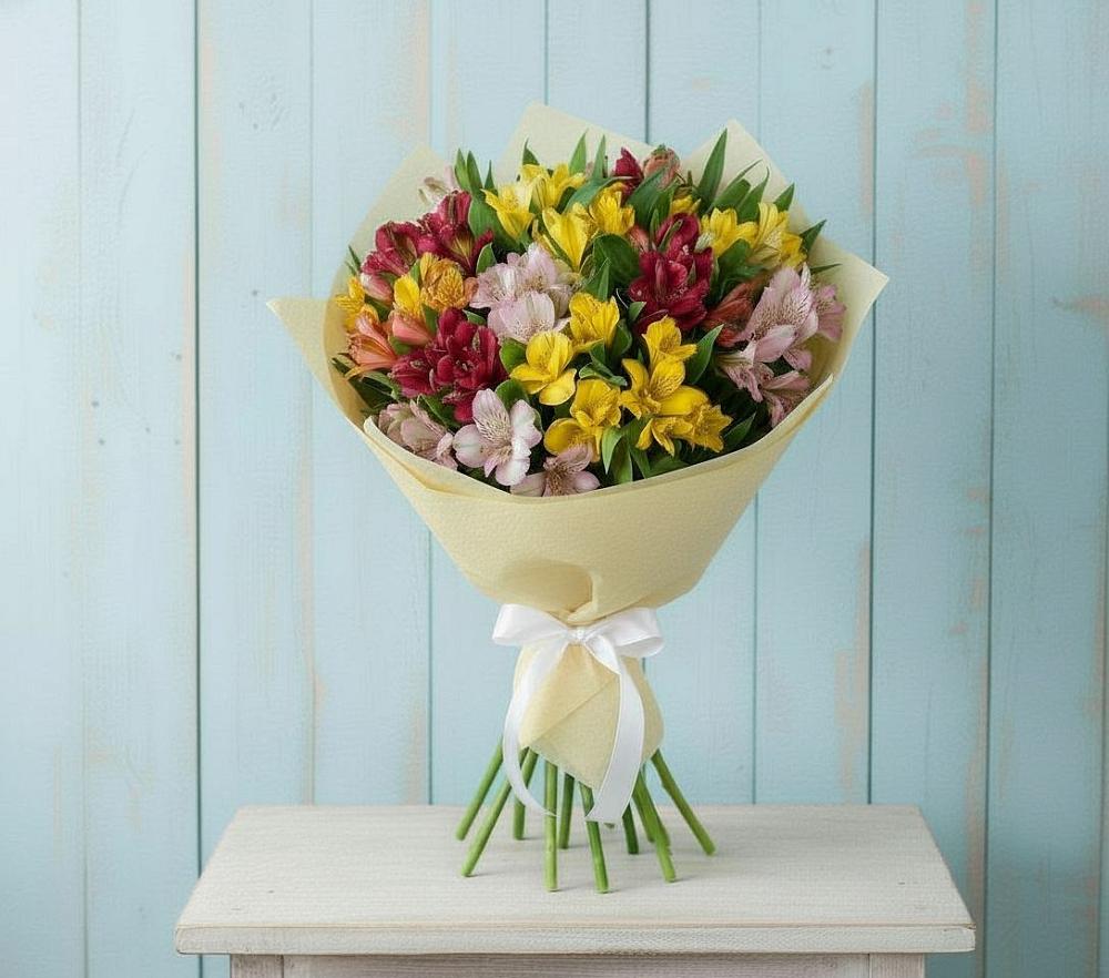 Букет цветов из: Альстромерии в Чухломе