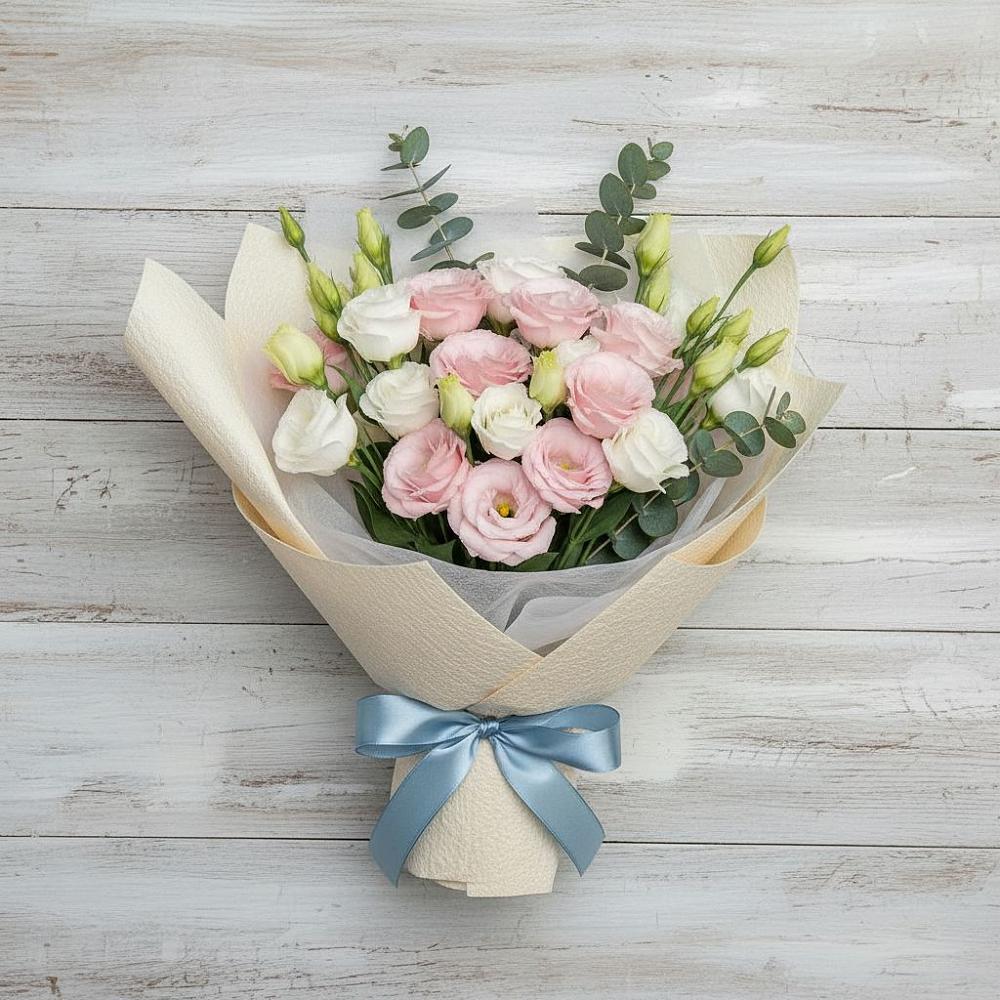 Букет цветов из: Лизиантусы в Чухломе